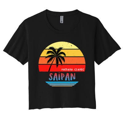 Saipan Saipan Mariana Islands Women's Crop Top Tee