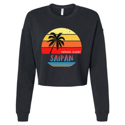 Saipan Saipan Mariana Islands Cropped Pullover Crew