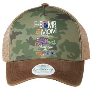 Sagittarius Sign Mom With Tattoos Pretty Eyes Thick Thighs Gift Legacy Tie Dye Trucker Hat