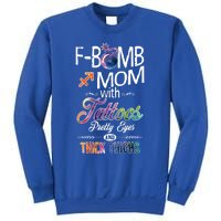 Sagittarius Sign Mom With Tattoos Pretty Eyes Thick Thighs Gift Sweatshirt