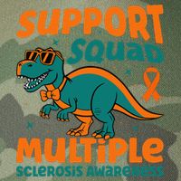 Support Squad Multiple Sclerosis Awareness Legacy Tie Dye Trucker Hat