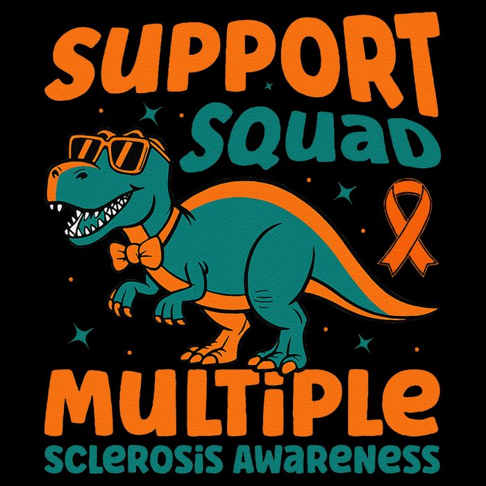 Support Squad Multiple Sclerosis Awareness Hooded Wearable Blanket