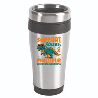 Support Squad Multiple Sclerosis Awareness 16oz Travel Tumbler
