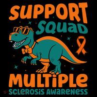 Support Squad Multiple Sclerosis Awareness Premium T-Shirt