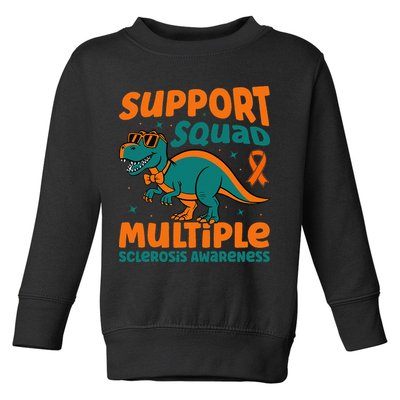 Support Squad Multiple Sclerosis Awareness Toddler Sweatshirt