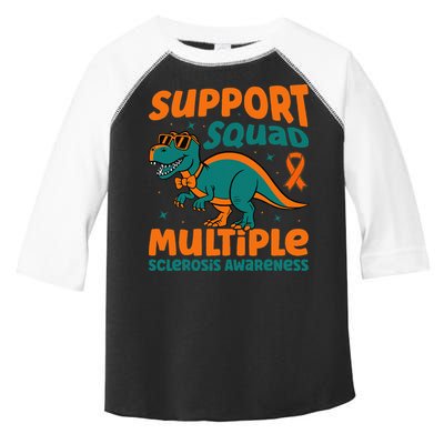 Support Squad Multiple Sclerosis Awareness Toddler Fine Jersey T-Shirt