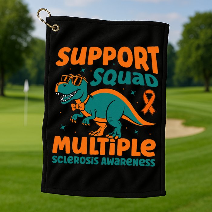 Support Squad Multiple Sclerosis Awareness Golf Towel