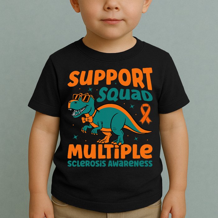 Support Squad Multiple Sclerosis Awareness Toddler T-Shirt