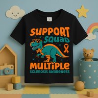 Support Squad Multiple Sclerosis Awareness Toddler T-Shirt