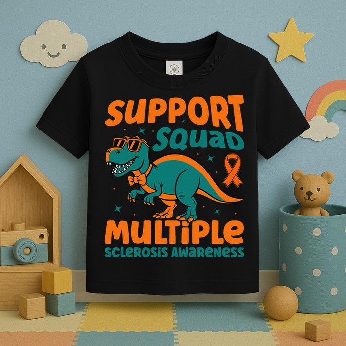 Support Squad Multiple Sclerosis Awareness Toddler T-Shirt