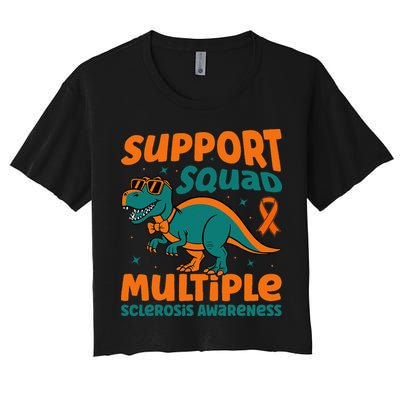 Support Squad Multiple Sclerosis Awareness Crop Top