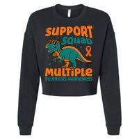 Support Squad Multiple Sclerosis Awareness Cropped Pullover Crew