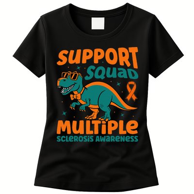 Support Squad Multiple Sclerosis Awareness Womens T-Shirt