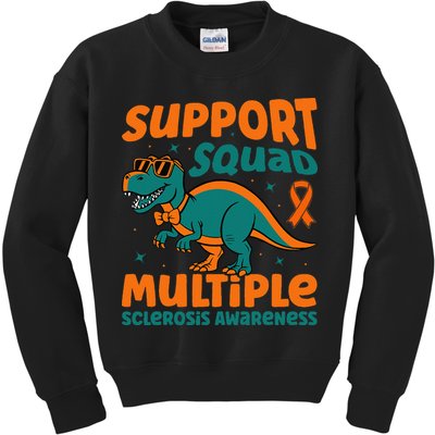 Support Squad Multiple Sclerosis Awareness Kids Sweatshirt