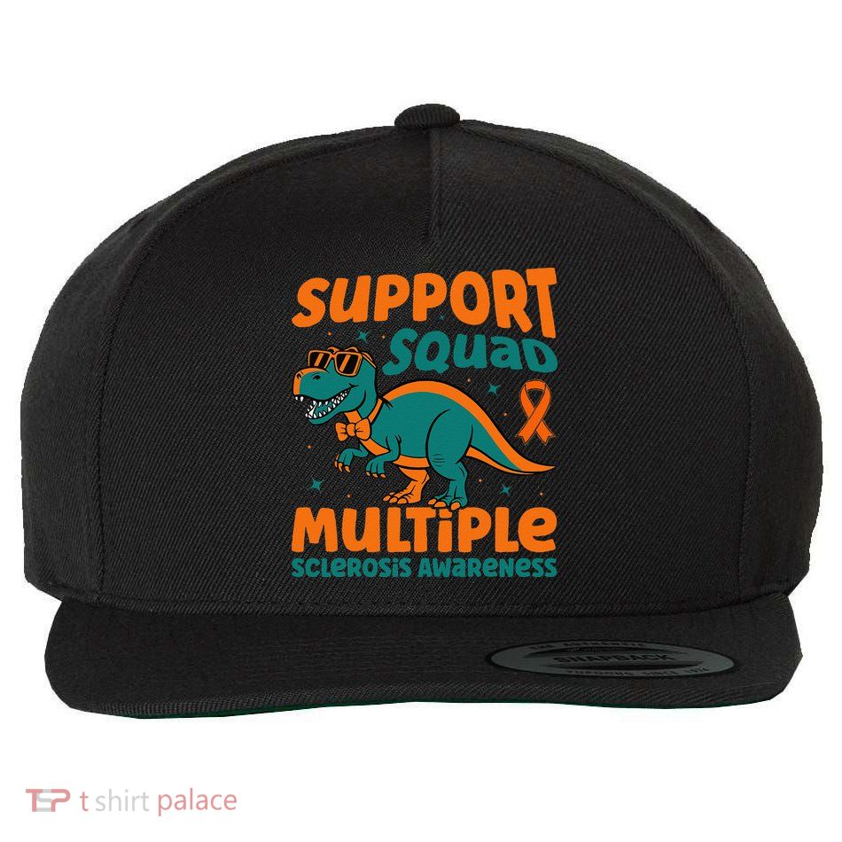 Support Squad Multiple Sclerosis Awareness Wool Snapback Cap
