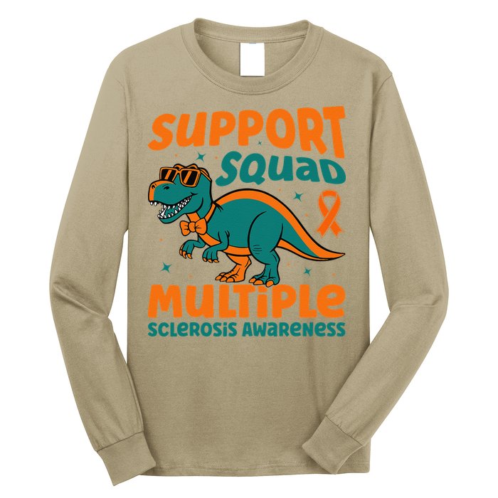 Support Squad Multiple Sclerosis Awareness Long Sleeve Shirt