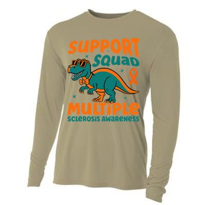 Support Squad Multiple Sclerosis Awareness Cooling Performance Long Sleeve Crew