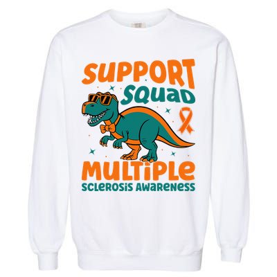 Support Squad Multiple Sclerosis Awareness Garment-Dyed Sweatshirt