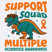 Support Squad Multiple Sclerosis Awareness Garment-Dyed Sweatshirt