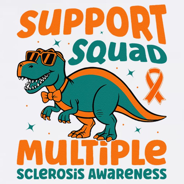 Support Squad Multiple Sclerosis Awareness Garment-Dyed Sweatshirt