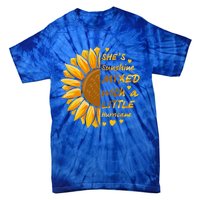 She's Sunshine Mixed With A Littles Hurricane Sunflower Cool Gift Tie-Dye T-Shirt