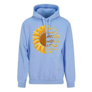 She's Sunshine Mixed With A Littles Hurricane Sunflower Cool Gift Unisex Surf Hoodie