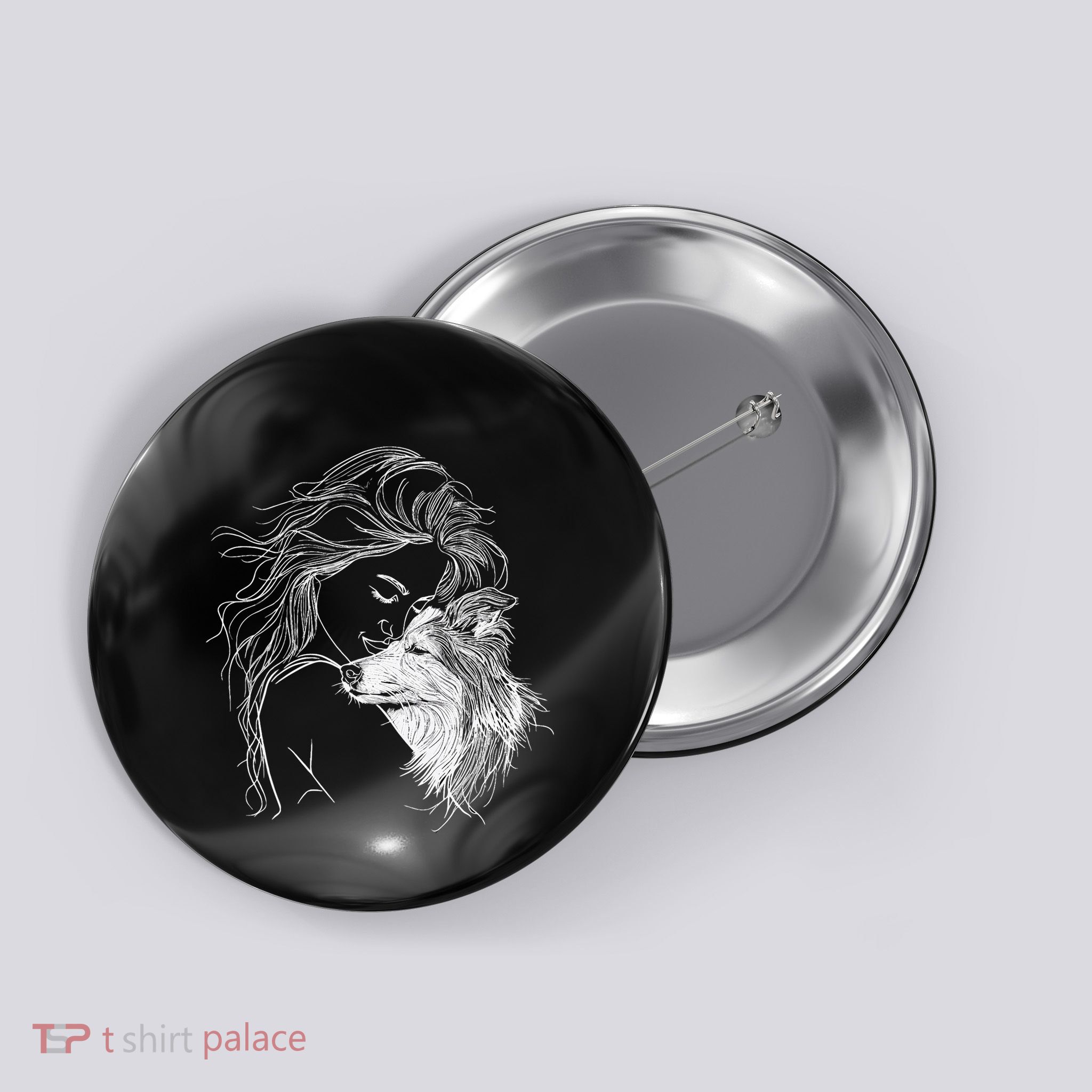 Shetland Sheepdog Mom Dog Art Sheltie Lover MotherS Day Button