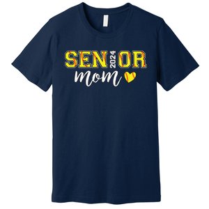 Senior Softball Mom Shirts Class Of 2024 Senior Mama Premium T-Shirt