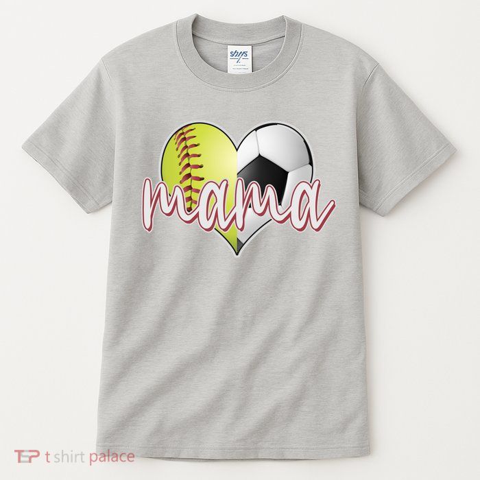 Softball Soccer Mama Sports Fan Tall T-Shirt