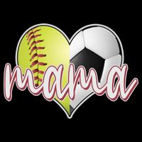 Softball Soccer Mama Sports Fan Kids T-Shirt