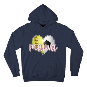 Softball Soccer Mama Sports Fan Hoodie