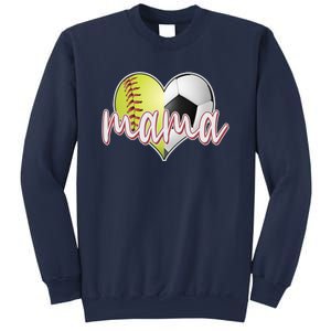 Softball Soccer Mama Sports Fan Sweatshirt