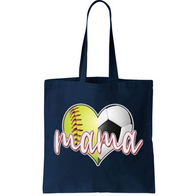 Softball Soccer Mama Sports Fan Tote Bag