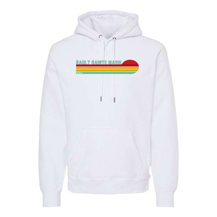 Sault Sainte Marie Michigan Premium Hoodie