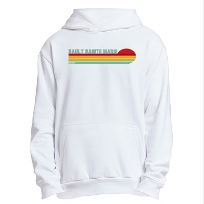 Sault Sainte Marie Michigan Urban Pullover Hoodie