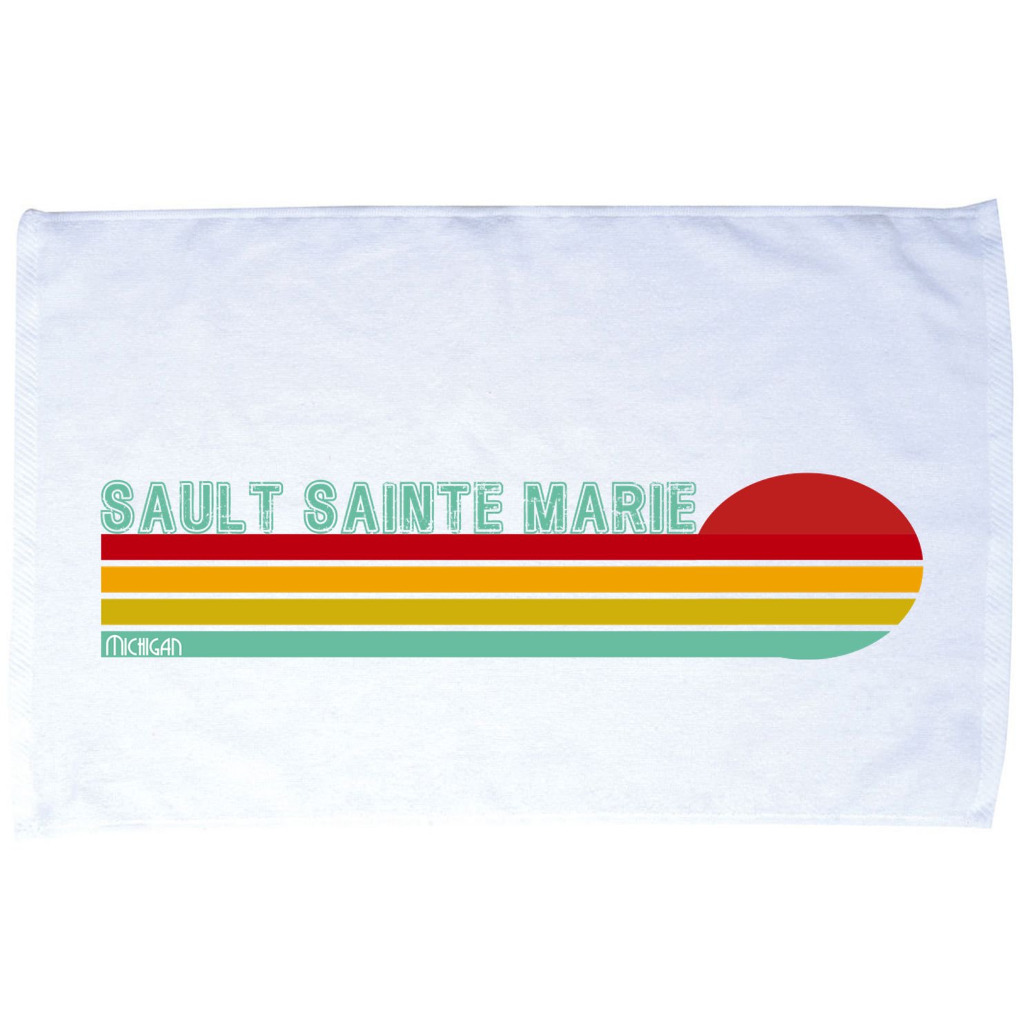 Sault Sainte Marie Michigan Microfiber Hand Towel