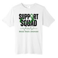 Support Squad Mental Health Awareness Heartbeat Ribbon Tall Fusion ChromaSoft Performance T-Shirt