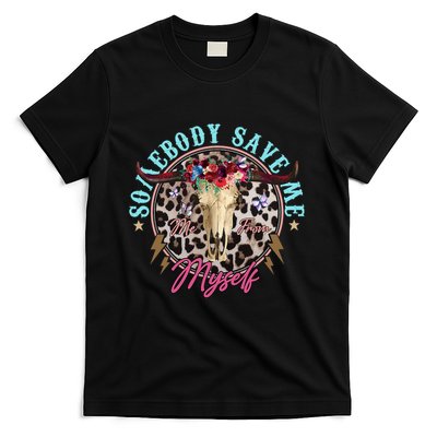 Somebody Save Me Country Music Retro Cowgirl Western T-Shirt