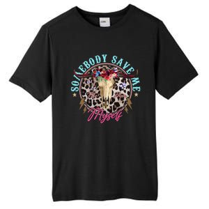 Somebody Save Me Country Music Retro Cowgirl Western Tall Fusion ChromaSoft Performance T-Shirt