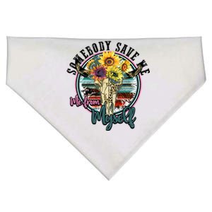 Somebody Save Me Country Music Retro Cowgirl Funny USA-Made Doggie Bandana