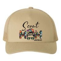 Scouting Scout Mom Life Messy Bun Hair MotherS Day Yupoong Adult 5-Panel Trucker Hat