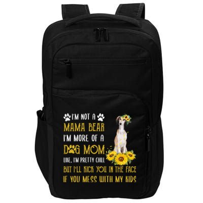 Sunflower Saluki Mom Mothers Day Dog Mom Gift Impact Tech Backpack