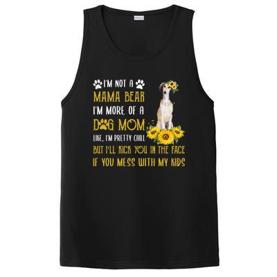 Sunflower Saluki Mom Mothers Day Dog Mom Gift PosiCharge Competitor Tank