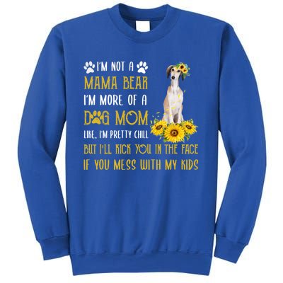 Sunflower Saluki Mom Mothers Day Dog Mom Gift Sweatshirt