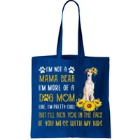 Sunflower Saluki Mom Mothers Day Dog Mom Gift Tote Bag