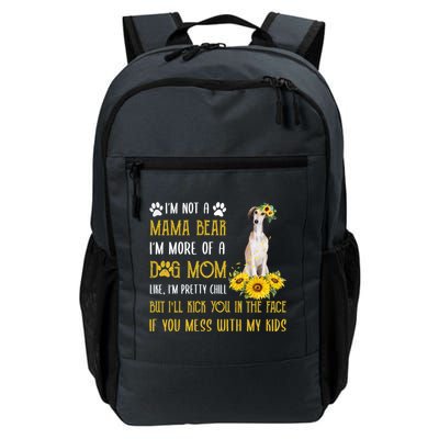 Sunflower Saluki Mom Mothers Day Dog Mom Gift Daily Commute Backpack