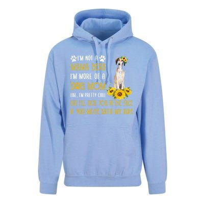 Sunflower Saluki Mom Mothers Day Dog Mom Gift Unisex Surf Hoodie