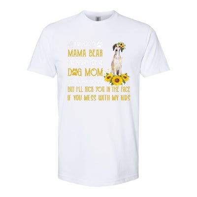 Sunflower Saluki Mom Mothers Day Dog Mom Gift Softstyle CVC T-Shirt