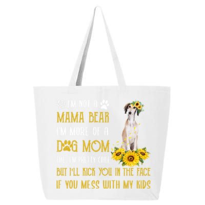 Sunflower Saluki Mom Mothers Day Dog Mom Gift 25L Jumbo Tote