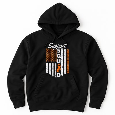 Support Squad Multiple Sclerosis Awareness Ms Awareness Hoodie